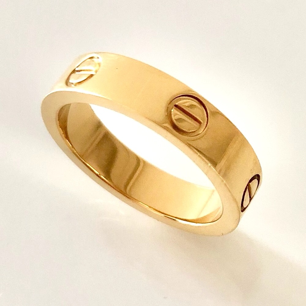 Gold Classic Model Screw Ring